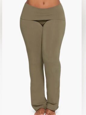 SKIMS Cotton Jersey Foldover Pant